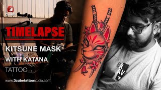 Kitsune Mask Tattoo